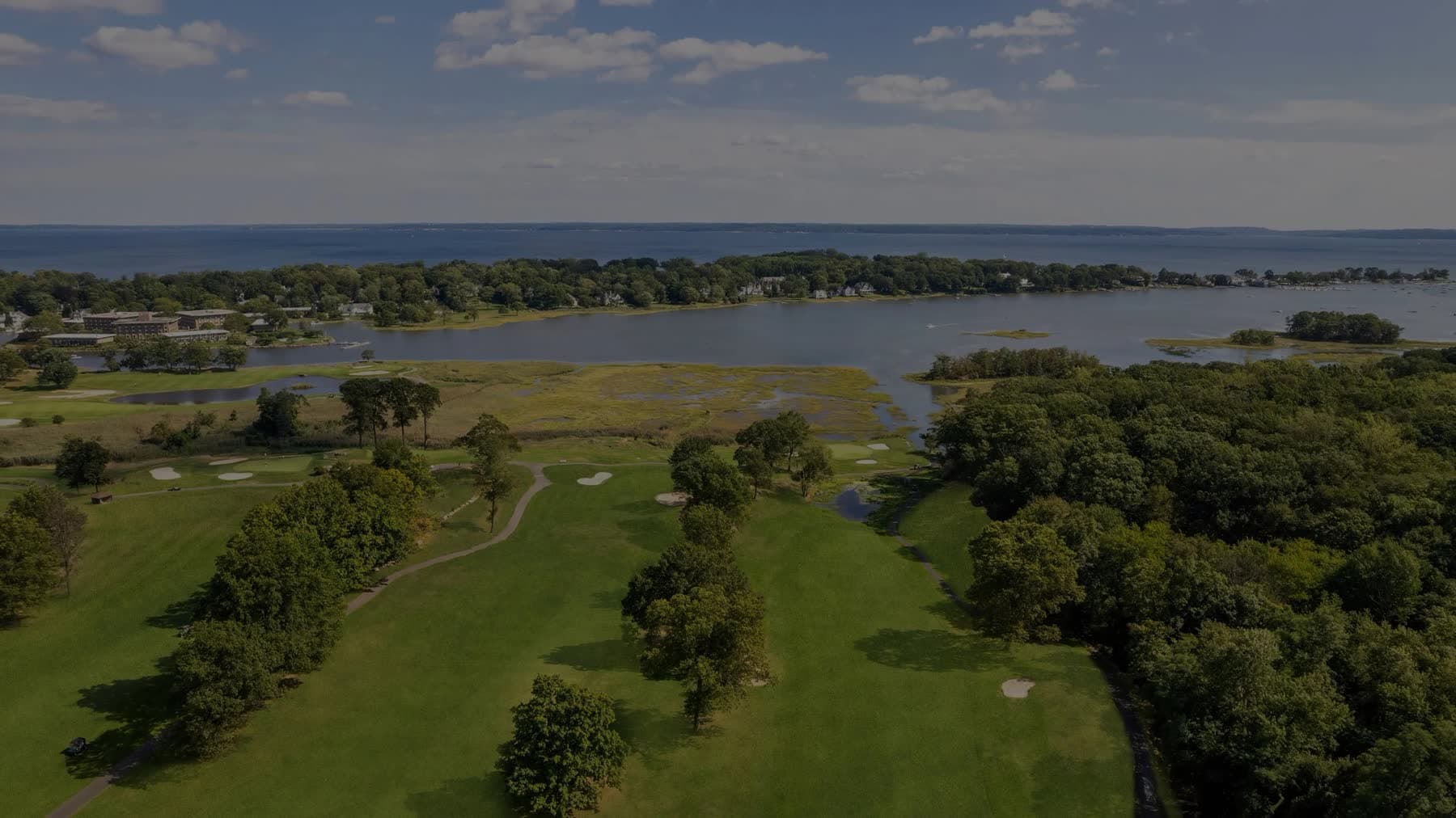Downtown Rye from above